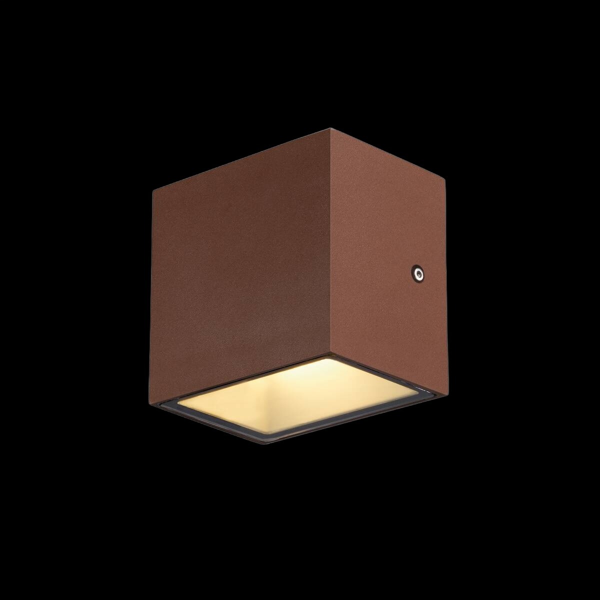 SITRA S, LED Outdoor Wand- und Deckenaufbauleuchte, rost farbend, IP65, 3000 K, 10 W