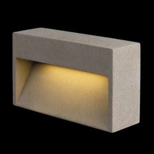 CONCRETO L, WL Wandaufbauleuchte grau, 12 W, 570 lm, 3000 K