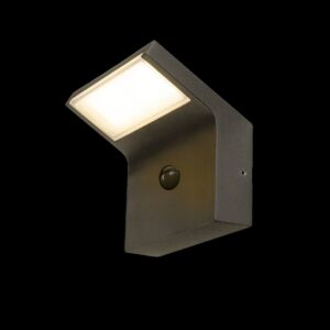 ORDI II, WL, SENSOR, Wandaufbauleuchte, eckig, 2200/3000 K, IP54, schwarz