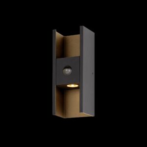 FLATT II, Wandaufbauleuchte, SENSOR, 2700 K, max. 10 W, schwarz