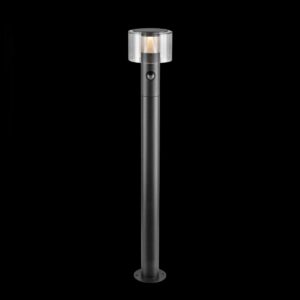 TAHA II 90, Stehleuchte, SENSOR, 2200/2700 K, IP54, zylindrisch, schwarz