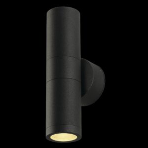 ASTINA, Outdoor Wandleuchte, TCR50-SE, IP44, rund, up/down, anthrazit, max. 44 W