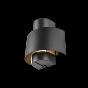 PHOTONI CYL, Wandaufbauleuchte, zylindrisch, 1x max. 13 W, E27, schwarz