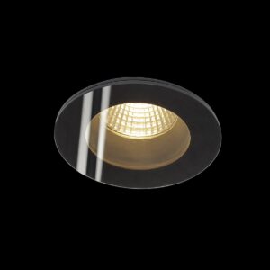 PATTA-F, Einbauleuchte, LED, 3000 K, rund, schwarz, 38°, inkl. Treiber