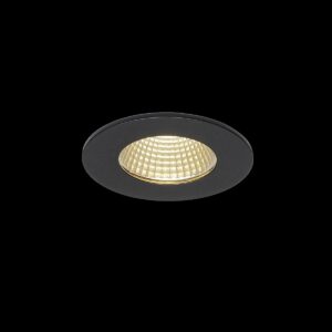 PATTA-I, Einbauleuchte, LED, 3000 K, rund, schwarz matt, 38°, inkl. Treiber