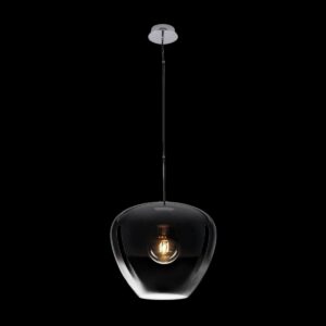 PANTILO CONVEX 40, Indoor Pendelleuchte E27 chrom