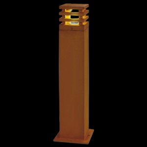 RUSTY® 70, Outdoor Standleuchte, LED, 3000 K, eckig, stahl gerostet, L/B/H 12/12/71