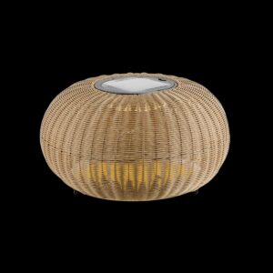ADEGAN, Outdoor Stehleuchte, flat, Solar, 2200 K, IP65, braun