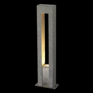 ARROCK ARC, Outdoor Standleuchte, QPAR51, IP44, salt & pepper, Granit, max. 35 W