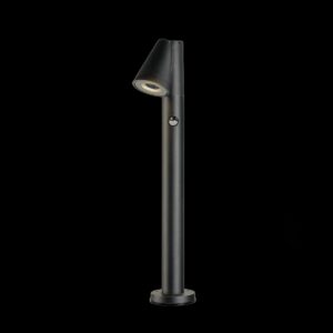 T-TUBE 70 POLE, Outdoor Stehleuchte, GU10, single, Sensor, IP44, max. 10 W, schwarz