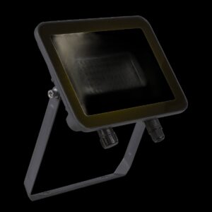 FLOODI L, Wand- und Deckenaufbauleuchte anthrazit / transparent 48 W 3000 K 100°