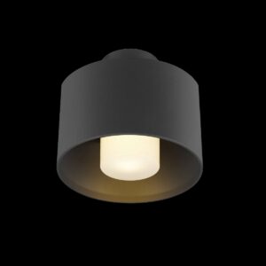 PHOTONI CYL, Deckenaufbauleuchte, zylindrisch, 1x max. 13 W, E27, schwarz