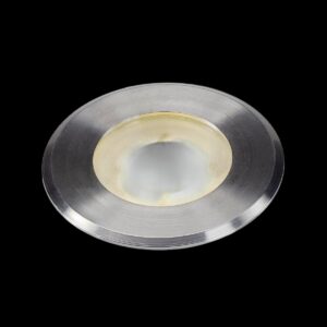 DASAR® FLAT 80, Outdoor Bodeneinbauleuchte, LED, 3000 K, IP67, rund, edelstahl gebürstet, 3,5 W