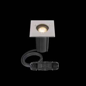 DASAR® S, Bodeneinbauleuchte, eckig, 4 W, 3000 K, 24°, IP67, zylindrisch, anthrazit