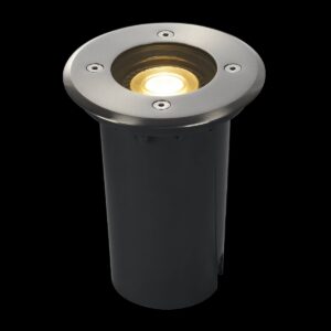 SOLASTO, Outdoor Bodeneinbauleuchte, LED GU10 51 mm, IP67, rund, edelstahl, max. 6 W