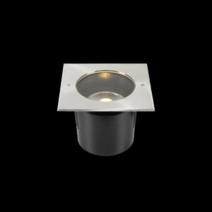 DASAR® 215, Outdoor Bodeneinbauleuchte, QPAR111, IP67, eckig, edelstahl 316, max. 75 W
