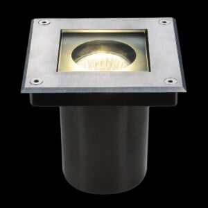 DASAR® 115 RL, Outdoor Bodeneinbauleuchte, QPAR51, IP67, eckig, edelstahl 304, max. 35 W