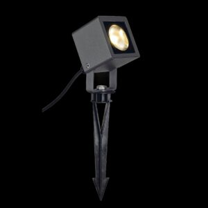 NAUTILUS 10, Outdoor Spiessleuchte, LED, 3000 K, IP65, eckig, anthrazit, 9 W