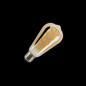 LED ST64, LED-Leuchtmittel, gold, E27, 4 W, 2000 K