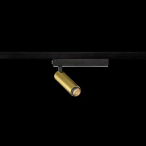 GRIP! S, 1~ Spot, zylindrisch, 2700 K, 11 W, PHASE, 29°, gold / schwarz