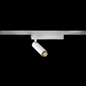 GRIP! S, 1~ Spot, zylindrisch, 2000-3000 K, 11 W, Dim-to-Warm, PHASE, 29°, weiß / schwarz