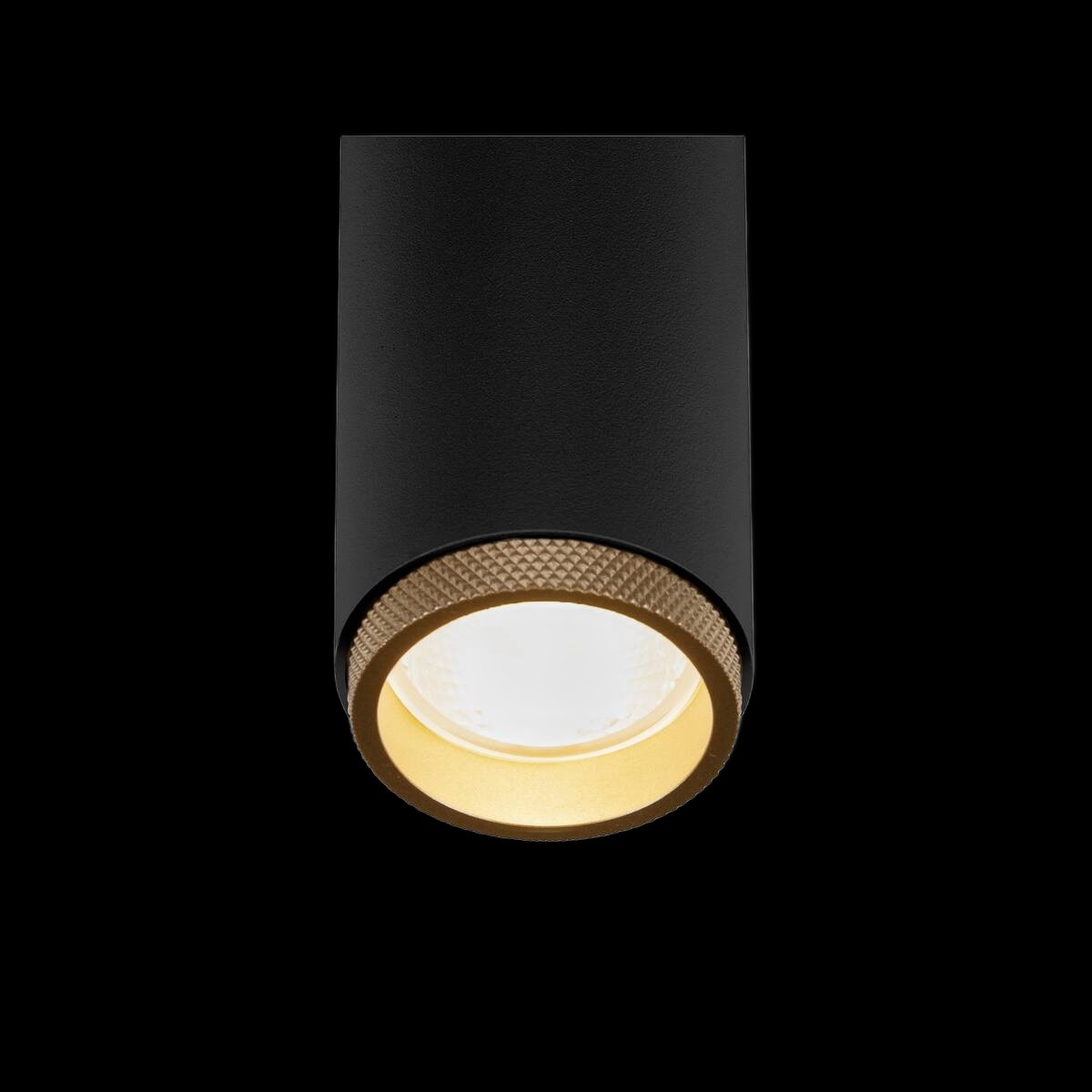 GRIP! M, 1~ Spot, zylindrisch, 2000-3000 K, 15 W, Dim-to-Warm, PHASE, 42°, schwarz / gold – Bild 2
