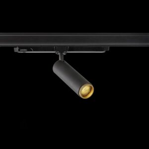 GRIP! M, 3~ Spot, zylindrisch, 2000-3000 K, 15 W, DALI, Dim-to-Warm, Touch, 42°, schwarz / gold