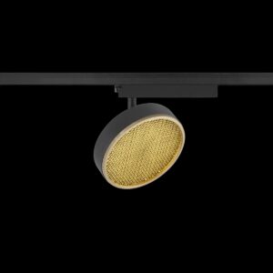 GRIP! FLAT, 1~Spot, PHASE, rund, 2700/3000 K, 16 W, schwarz / gold