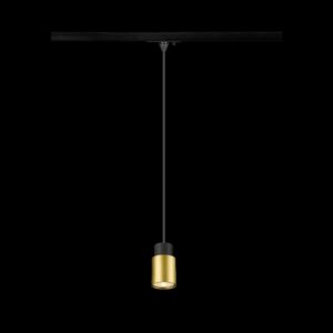 PURI 2.0 Tube, 1~ Pendelleuchte, GU10, Pendellänge 200 cm, 1x max. 6 W, schwarz / gold