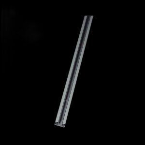 1PHASEN-AUFBAUSCHIENE, Hochvoltschiene, silbergrau, 1 m