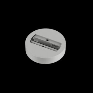 Deckenrosette, für 1-Phasen-Adapter, grau