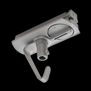 ADAPTER, für Hochvolt-Stromschiene 1Phasen, silber, elektrisch, mit Haken