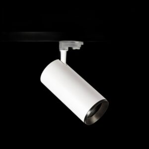 NUMINOS® XL 3Ph., PHASE, 3~ Spot, zylindrisch, 4000 K, 28 Watt, Phasenabschnitt, 60°, matt weiß / matt schwarz