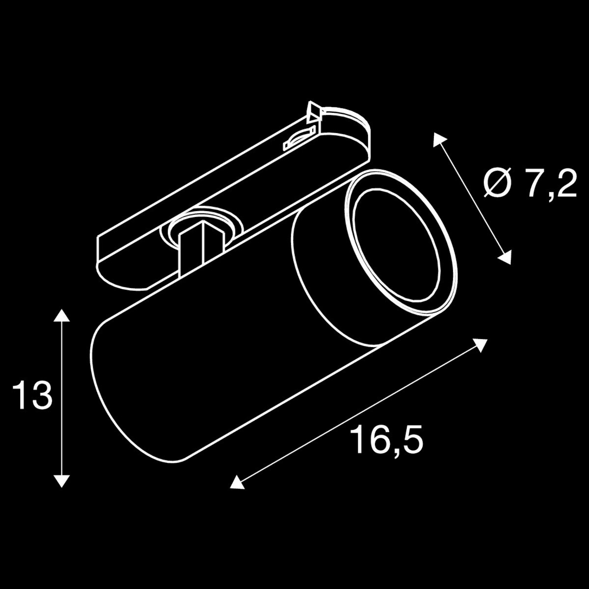 UNIVERSAL TRACKSPOT V 3Ph., 10/15/20 W 927/930/940 24°-60° weiß – Bild 3