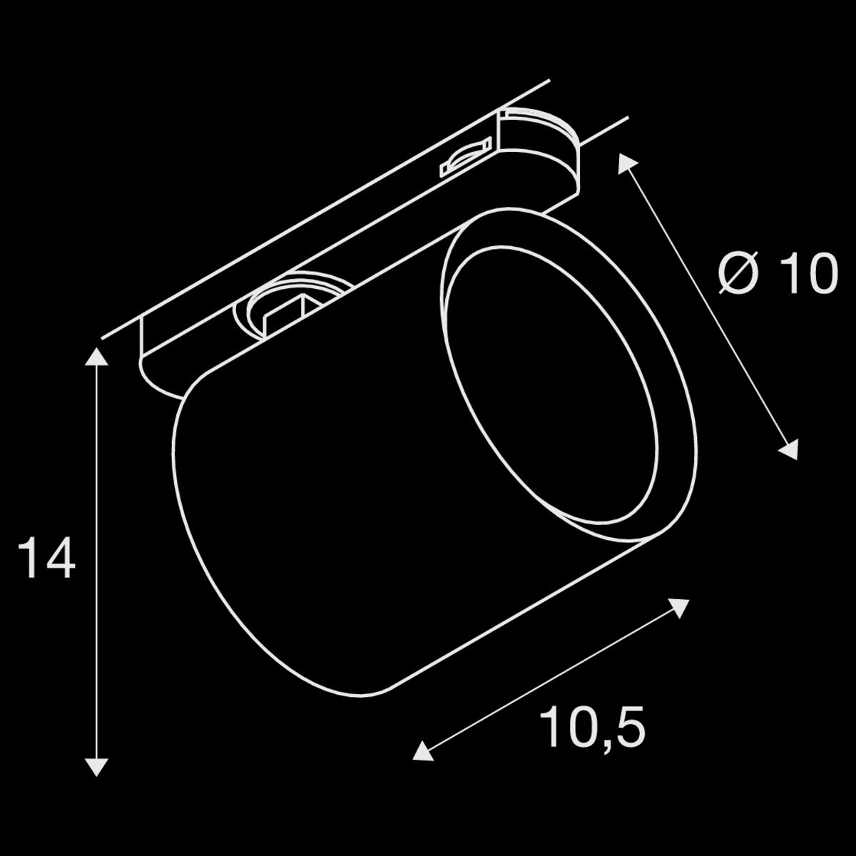 TRACKSPOT V 3 Ph. 32W 940 50°, weiß – Bild 4