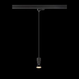 PURI 2.0 Basic, 3~ Pendelleuchte, GU10, Pendellänge 200 cm, 1x max. 6 W, schwarz