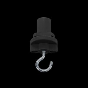HAKEN, für S-TRACK Hochvolt 3Phasen-Aufbauschiene, schwarz