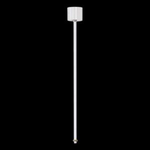 PENDELABHÄNGUNG, für EUTRAC Hochvolt 3Phasen-Aufbauschiene, starr, weiß, 60 cm, M13 Gewinde