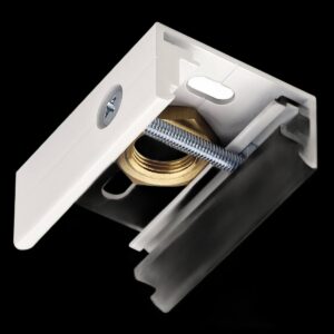 PENDELCLIP, für EUTRAC Hochvolt 3Phasen-Aufbauschiene, weiß, M13 Gewinde