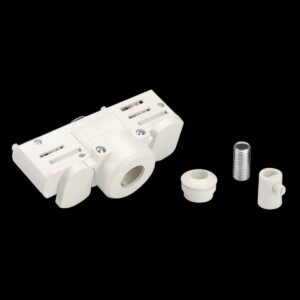 PENDELLEUCHTENADAPTER, für Hochvolt-Stromschiene 3Phasen, verkehrsweiss, inkl. Montagezubehör