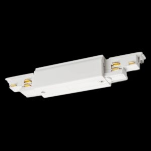S-TRACK Längsverbinder, mit Einspeisemöglichkeit, DALI, PHASE, weiß