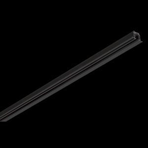 S-TRACK 3-Phasen-Einbauschiene, DALI, PHASE, 3 m, schwarz