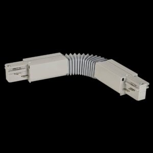 FLEX-VERBINDER, für EUTRAC Hochvolt 3Phasen-Aufbauschiene, silbergrau