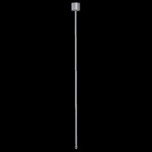 PENDELABHÄNGUNG, für EUTRAC Hochvolt 3Phasen-Aufbauschiene, starr, silbergrau, 120 cm, M13 Gewinde