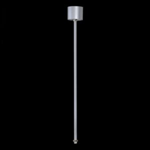 PENDELABHÄNGUNG, für EUTRAC® Hochvolt 3Phasen-Aufbauschiene, starr, silbergrau, 60 cm, M13 Gewinde