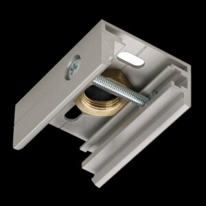 PENDELCLIP, für EUTRAC Hochvolt 3Phasen-Aufbauschiene, silbergrau, M13 Gewinde