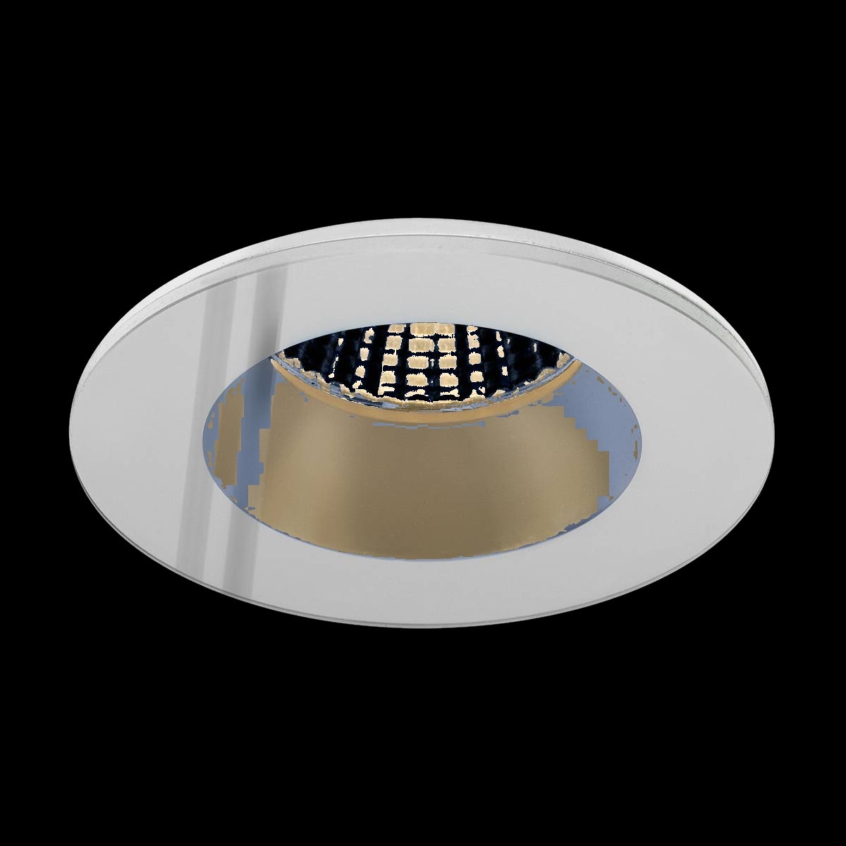 NEW TRIA® 68, Deckeneinbauring, D: 8.3 H: 3.55 cm, IP 65, inkl. Glas, schwarz – Bild 3