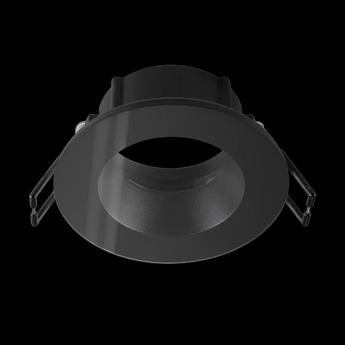 NEW TRIA® 68, Deckeneinbauring, D: 8.3 H: 3.55 cm, IP 65, inkl. Glas, schwarz