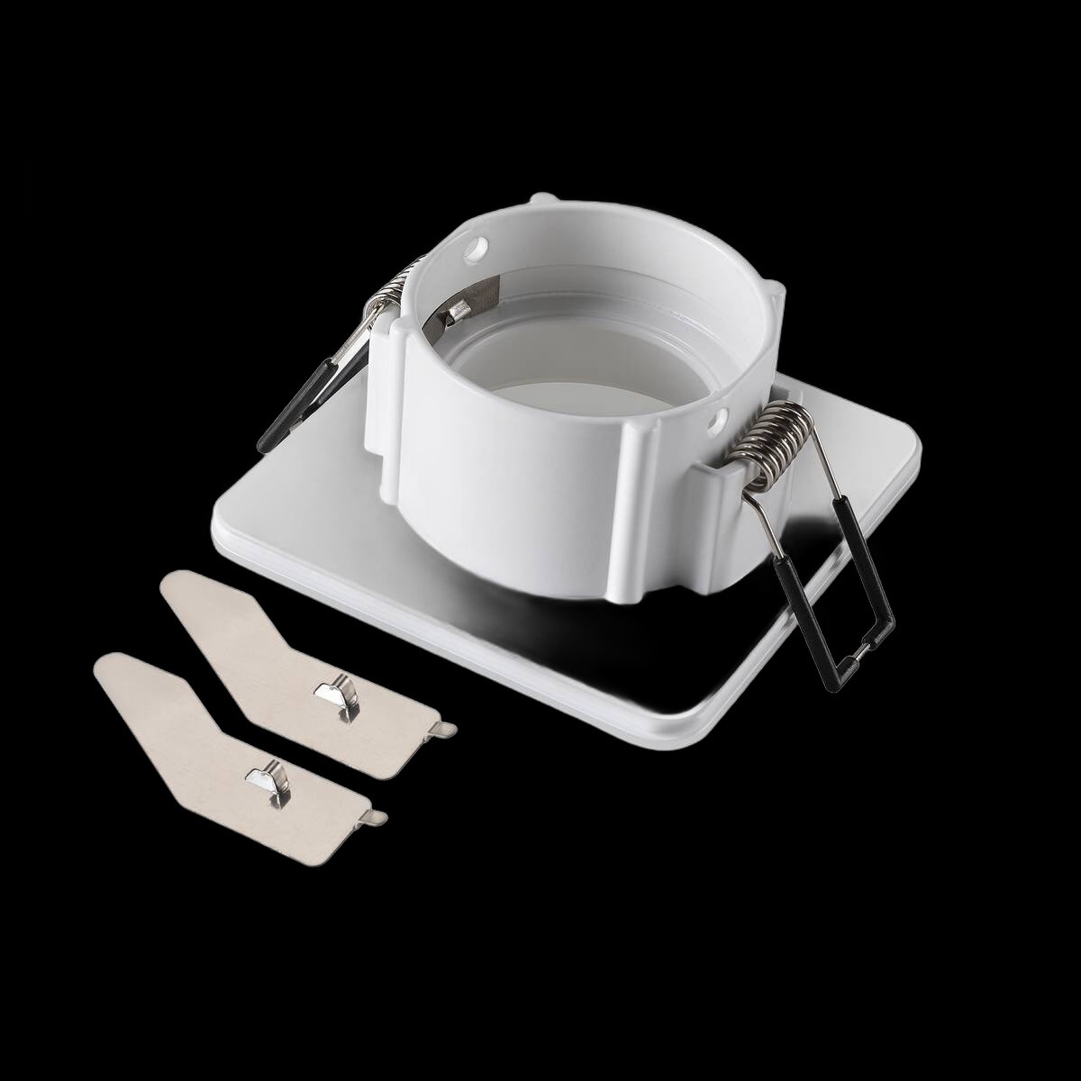 NEW TRIA® 68, Deckeneinbauring, L: 8.3 B: 8.3 H: 3.55 cm, IP 65, inkl. Glas, weiß – Bild 2