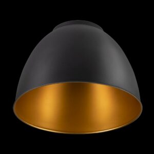 PARA DOME, Leuchtenschirm aluminium black/gold